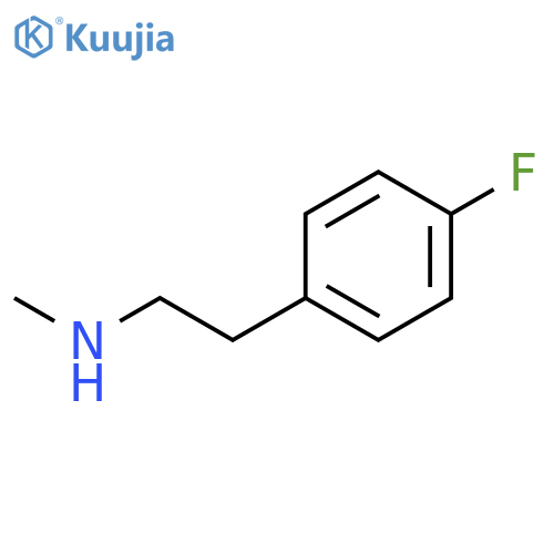 2-(4-Fluorophenyl)-N-methylethanamine structure