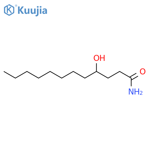 Dodecanamide, 4-hydroxy- structure