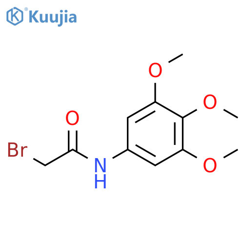Acetamide, 2-bromo-N-(3,4,5-trimethoxyphenyl)- structure
