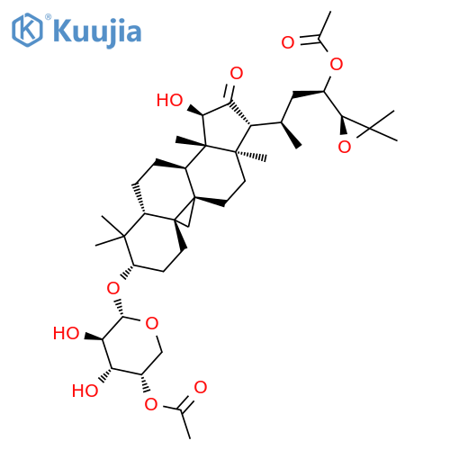4',23-O-diacetylshengmanol-3-O-alpha-L-arabinopyranoside structure