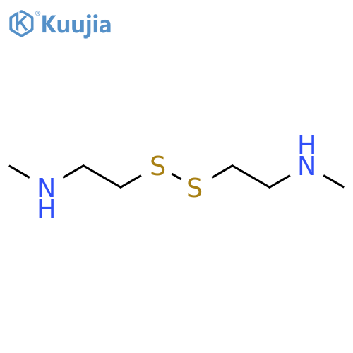 methyl(2-{2-(methylamino)ethyldisulfanyl}ethyl)amine structure