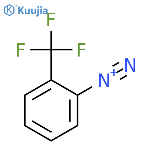 BENZENEDIAZONIUM, 2-(TRIFLUOROMETHYL)- structure