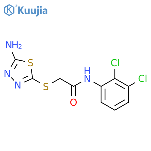 2-((5-Amino-1,3,4-thiadiazol-2-YL)thio)-N-(2,3-dichlorophenyl)acetamide structure