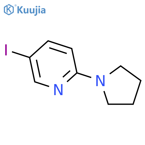 5-Iodo-2-pyrrolidin-1ylpyridine structure