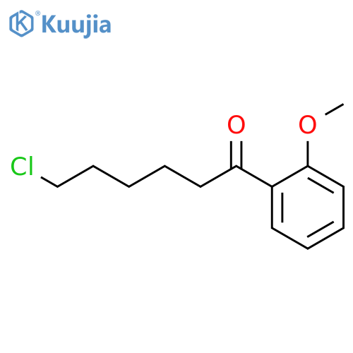 6-chloro-1-(2-methoxyphenyl)hexan-1-one structure