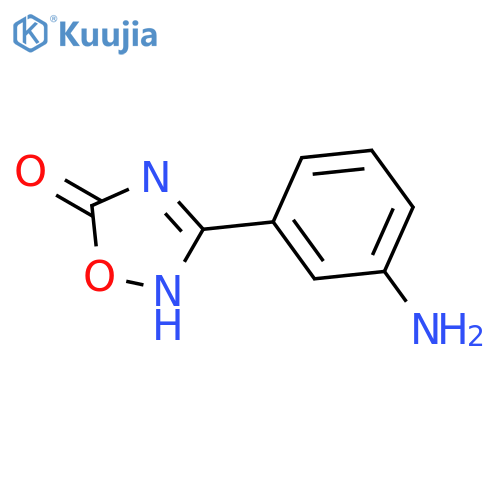 3-(3-aminophenyl)-4,5-dihydro-1,2,4-oxadiazol-5-one structure