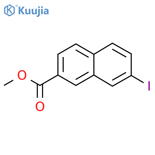 Methyl 7-iodonaphthalene-2-carboxylate structure