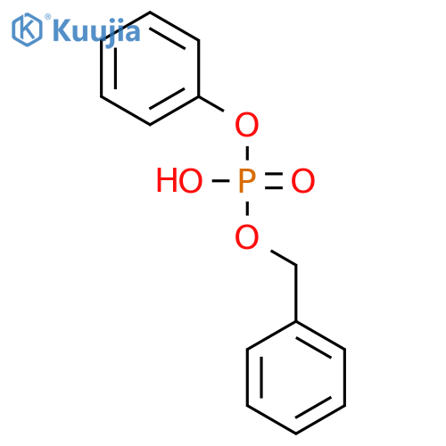 Benzyl phenyl hydrogen phosphate structure
