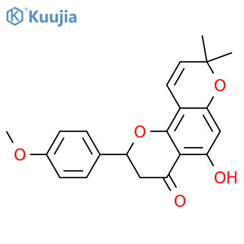 Isolonchocarpin; (S)-form, 4'-Methoxy, 5-hydroxy structure