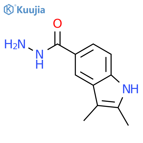 1H-Indole-5-carboxylicacid, 2,3-dimethyl-, hydrazide structure