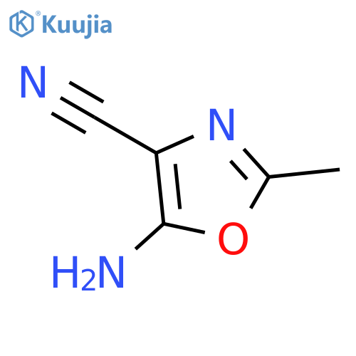 5-Amino-2-methyloxazole-4-carbonitrile structure