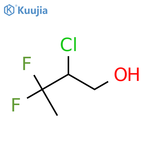 2-Chloro-3,3-difluorobutan-1-ol structure