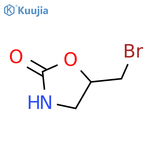 5-(bromomethyl)-1,3-oxazolidin-2-one structure