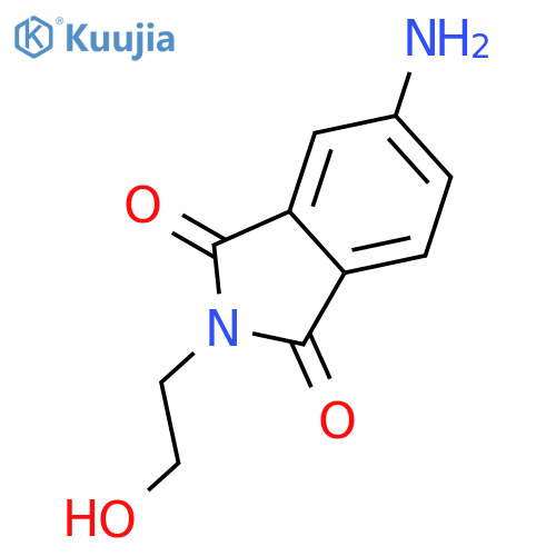 1H-Isoindole-1,3(2H)-dione, 5-amino-2-(2-hydroxyethyl)- structure