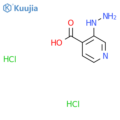 3-Hydrazinylisonicotinic acid dihydrochloride structure