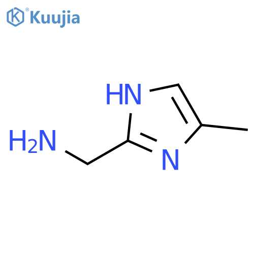 (5-methyl-1H-imidazol-2-yl)methanamine structure