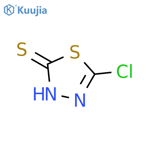 1,3,4-Thiadiazole-2(3H)-thione, 5-chloro- structure