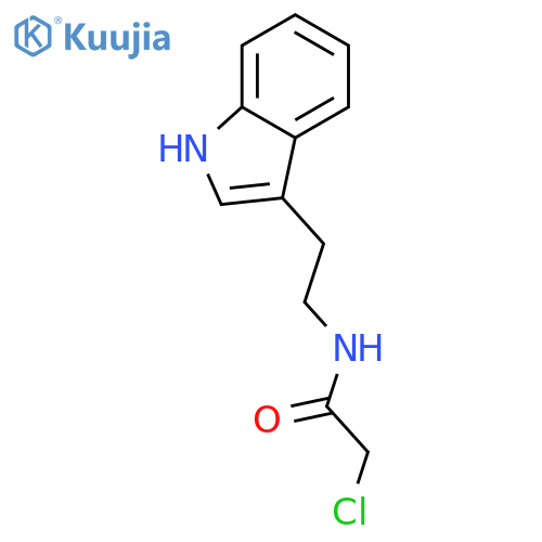 2-Chloro-N-2-(1H-indol-3-yl)ethylacetamide structure