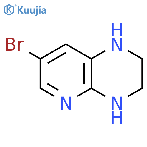 7-Bromo-1,2,3,4-tetrahydropyrido2,3-bpyrazine structure
