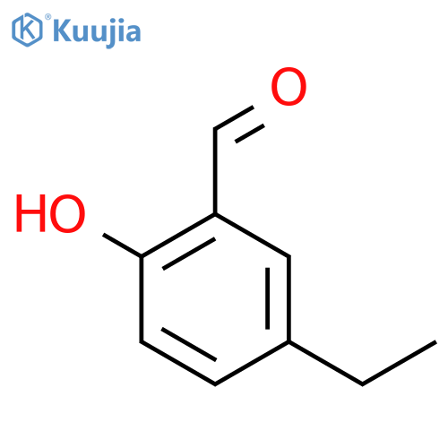 5-Ethyl-2-hydroxybenzenecarbaldehyde structure