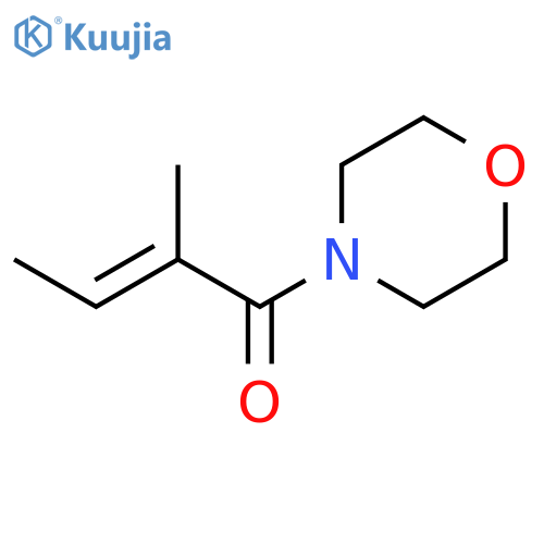 Morpholine, 4-(2-methyl-1-oxo-2-butenyl)- structure