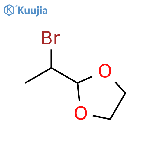 2-(1-bromoethyl)-1,3-dioxolane structure
