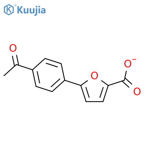 5-(4-Acetylphenyl)furan-2-carboxylic Acid structure