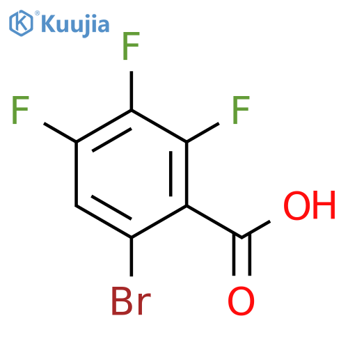 6-Bromo-2,3,4-Trifluorobenzoic Acid structure