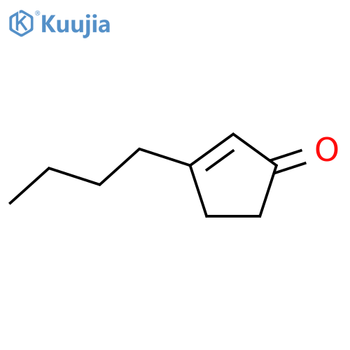 2-Cyclopenten-1-one, 3-butyl- structure
