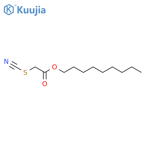 Acetic acid,2-thiocyanato-, nonyl ester structure
