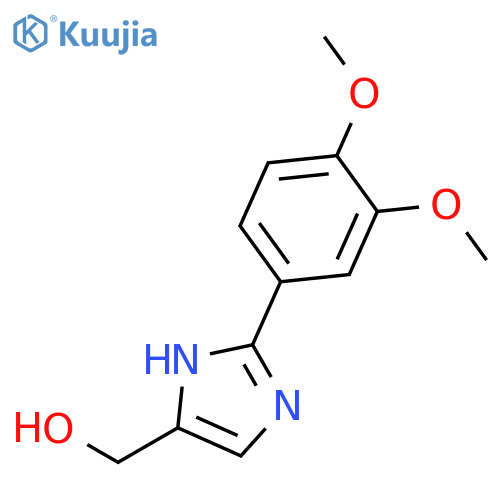 1H-Imidazole-4-methanol, 2-(3,4-dimethoxyphenyl)- structure