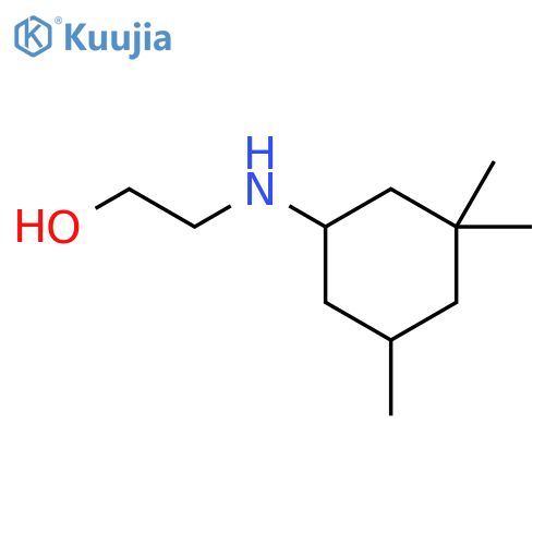 2-[(3,3,5-trimethylcyclohexyl)amino]ethan-1-ol structure