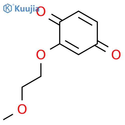 2,5-Cyclohexadiene-1,4-dione, 2-(2-methoxyethoxy)- structure