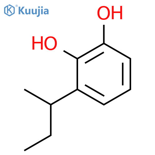 3-(butan-2-yl)benzene-1,2-diol structure