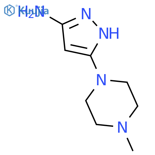 5-(4-Methylpiperazin-1-yl)-1H-pyrazol-3-amine structure