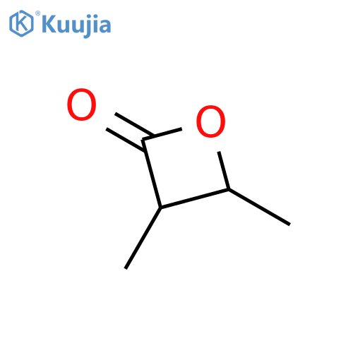 2-Oxetanone,3,4-dimethyl- structure
