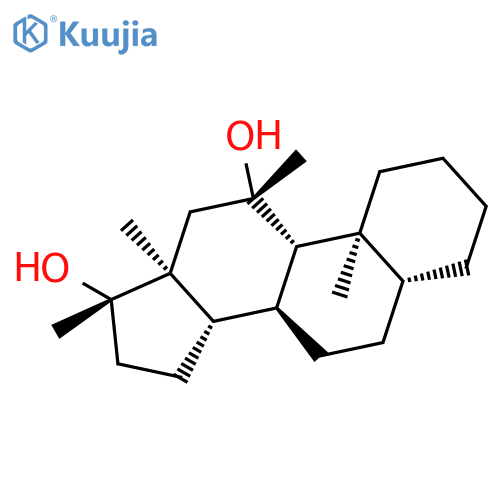 (5alpha,11beta,17beta)-11,17-dimethylandrostane-11,17-diol structure