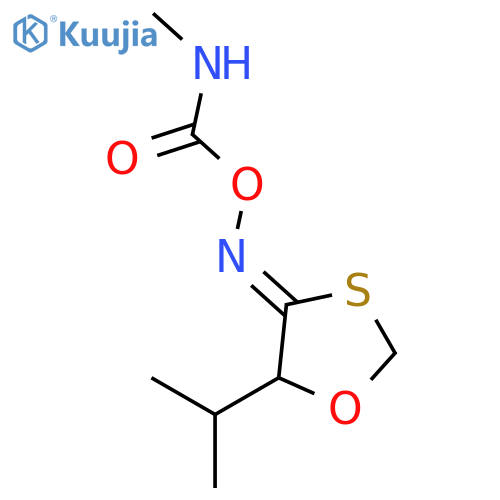 (methylamino)({[(4Z)-5-(propan-2-yl)-1,3-oxathiolan-4-ylidene]amino}oxy)methanone structure