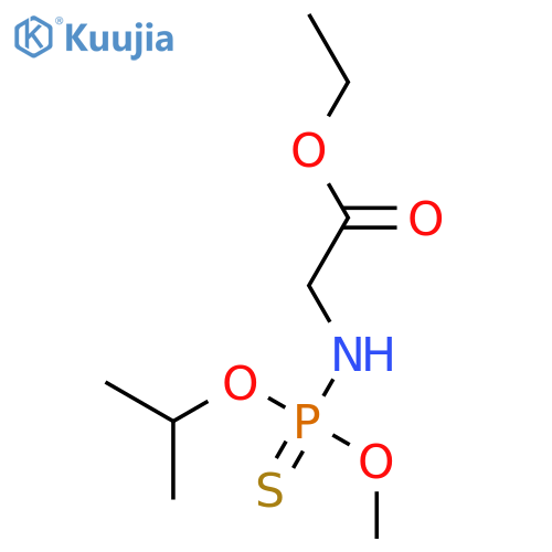 GLYCINE, N-[METHOXY(1-METHYLETHOXY)PHOSPHINOTHIOYL]-, ETHYL ESTER structure