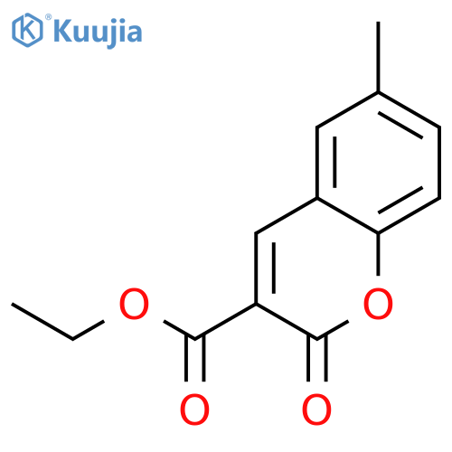 Ethyl 6-methyl-2-oxo-2H-chromene-3-carboxylate structure