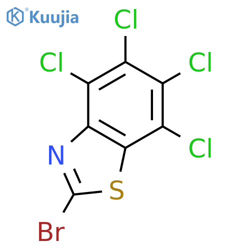 Benzothiazole, 2-bromo-4,5,6,7-tetrachloro- structure
