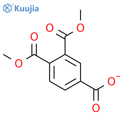 1,2,4-Benzenetricarboxylic Acid 1,2-Dimethyl Ester structure