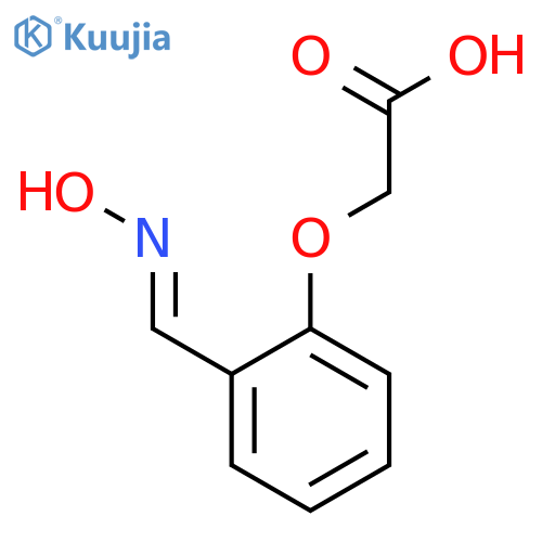 {2-[(E)-(hydroxyimino)methyl]phenoxy}acetic acid structure