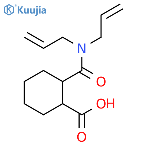 Cyclohexanecarboxylic acid, 2-[(di-2-propenylamino)carbonyl]- structure