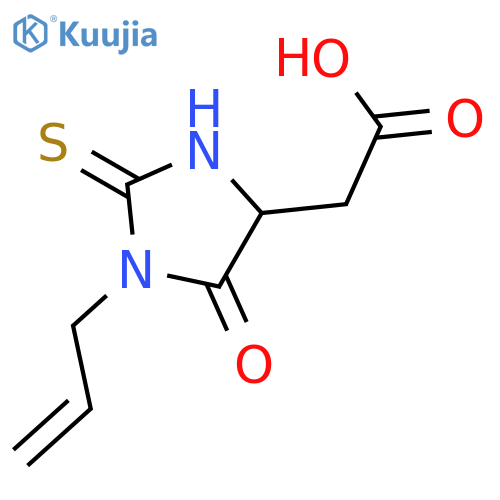 (1-allyl-5-oxo-2-thioxoimidazolidin-4-yl)acetic Acid structure