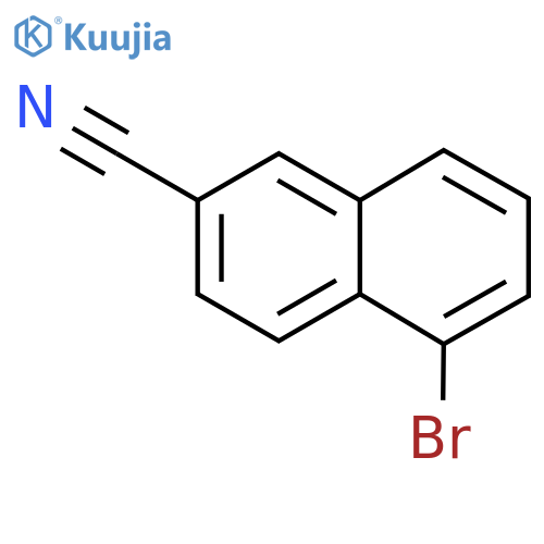 5-Bromonaphthalene-2-carbonitrile structure