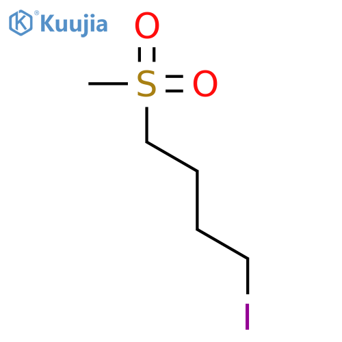 Butane, 1-iodo-4-(methylsulfonyl)- structure