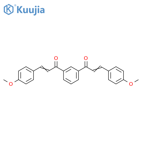 2-propen-1-one, 1,1'-(1,3-phenylene)bis[3-(4-methoxyphenyl)- (en) structure