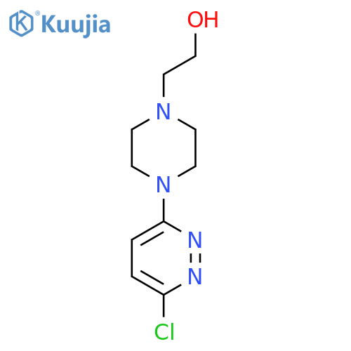 2-[4-(6-chloropyridazin-3-yl)piperazin-1-yl]ethan-1-ol structure