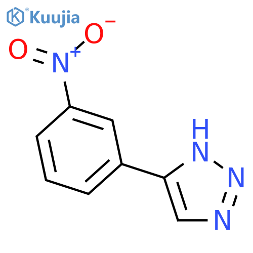 1H-1,2,3-Triazole, 4-(3-nitrophenyl)- structure